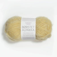 Børstet Alpakka 2112-Lys Gul - Sandnes Garn