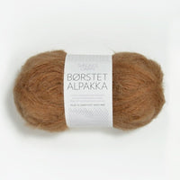 Børstet Alpakka 2543-Brunt Sukker - Sandnes Garn