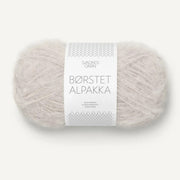 3820 - Perlegra Børstet Alpakka - Sandnes Garn