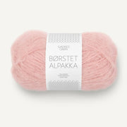 4602 - Pudder Rosa Børstet Alpakka - Sandnes Garn