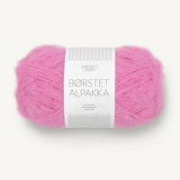 Børstet Alpakka 4626-Shocking Pink - Sandnes Garn