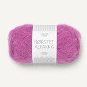 4628 - Magenta Børstet Alpakka - Sandnes Garn