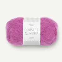 Børstet Alpakka 4628-Magenta - Sandnes Garn