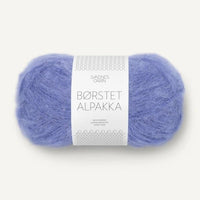 Børstet Alpakka 5535-Bla Iris - Sandnes Garn