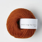 Burnt Orange Merino - Knitting for Olive