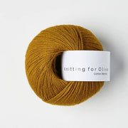 Dark Ocher Cotton Merino - Knitting for Olive