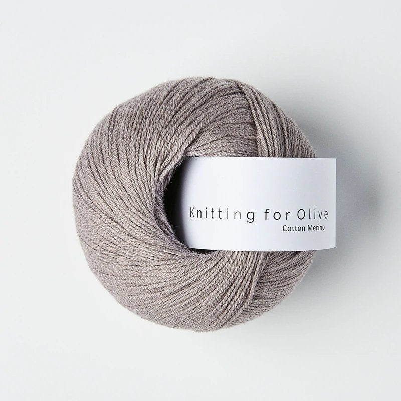 Cotton Merino Purple Elephant - Knitting for Olive