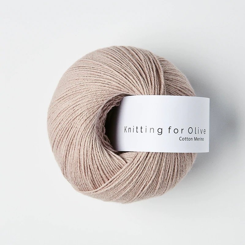 Cotton Merino Rose Mouse - Knitting for Olive