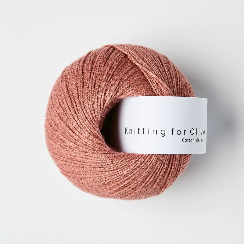 Cotton Merino Terracotta Rose - Knitting for Olive