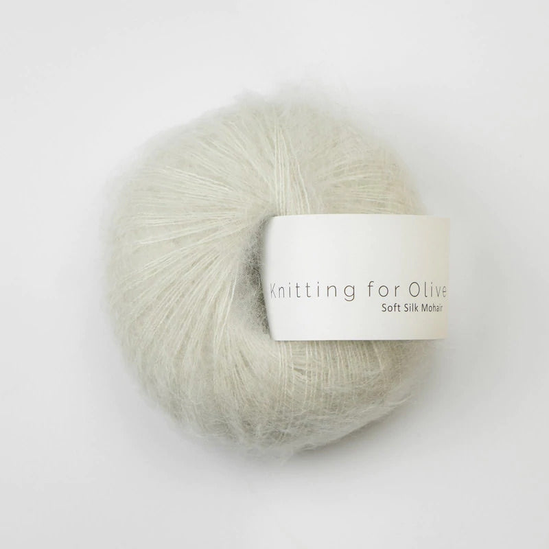 Soft Silk Mohair Cream - Knitting for Olive