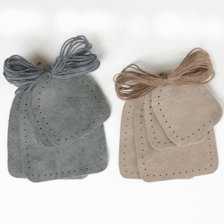 DESSCHAUSSCUIR-Enfant-Camel - DESSOUS DE CHAUSSON EN CUIR - A définir