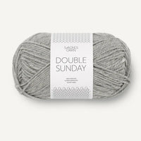 DOUBLE SUNDAY 1042-Gris Moyen - Sandnes Garn