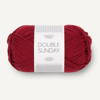 DOUBLE SUNDAY 4236-Rouge foncé (Dyp Rod) - Sandnes Garn