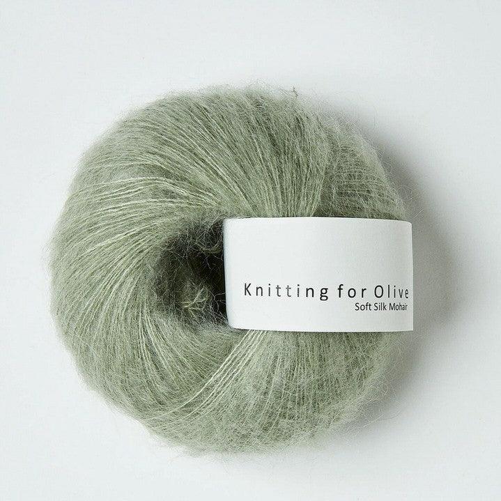 Soft Silk Mohair Dusty Artichoke - Knitting for Olive
