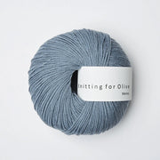 Dusty Dove Blue Merino - Knitting for Olive