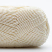 001 - Natural White EDELWEISS ALPAKA 25GR - Kremke Soul Wool