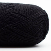 056 - Black EDELWEISS ALPAKA 25GR - Kremke Soul Wool