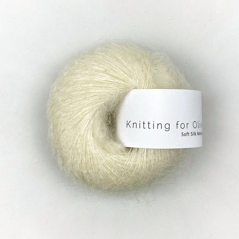 Soft Silk Mohair Elderflower - Knitting for Olive