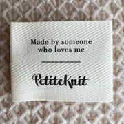 Made by someone who loves me - Version 2023 Etiquette en tissu PetiteKnit - Petite Knit