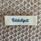 Etiquette en tissu PetiteKnit Petite Knit Bleu électrique - Petite Knit