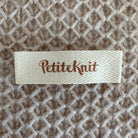 Etiquette en tissu PetiteKnit Petite Knit Marron Biscuit - Petite Knit