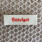 Etiquette en tissu PetiteKnit Petite Knit Rouge Tomate - Petite Knit