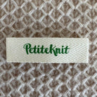 Etiquette en tissu PetiteKnit Petite Knit Vert - Petite Knit