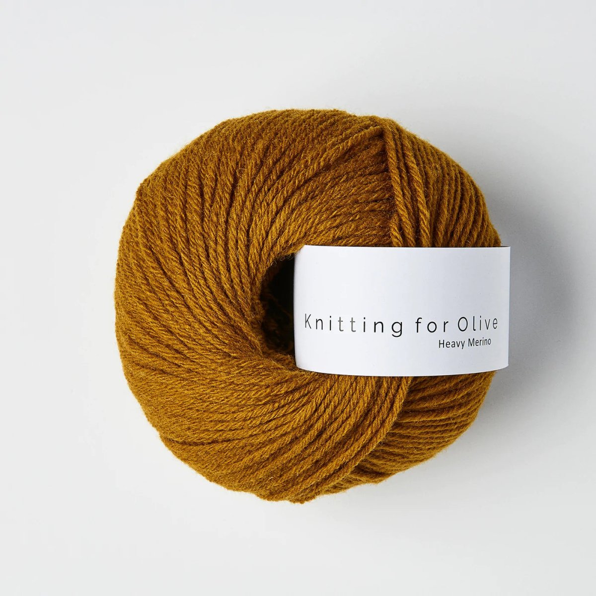 Heavy Merino Dark Ocher - Knitting for Olive