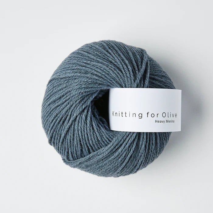 Heavy Merino Dusty Petroleum Blue - Knitting for Olive
