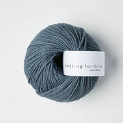 Dusty Petroleum Blue Heavy Merino - Knitting for Olive