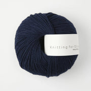 Navy Blue Heavy Merino - Knitting for Olive