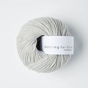 Pearl Gray Heavy Merino - Knitting for Olive