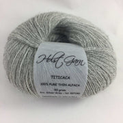 Silver Grey Titicaca Alpaga - Holstgarn - Holstgarn