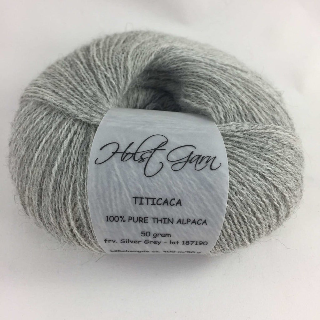 Titicaca Alpaga - Holstgarn Silver Grey - HOLSTGARN