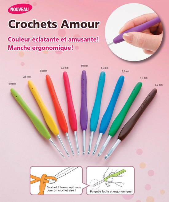 3674 - KIT CROCHETS AMOUR CLOVER - Clover