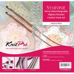 KIT CROCHETS TUNISIENS KNIT PRO - BOIS - Knit Pro
