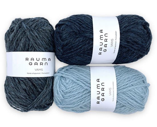 KIT POUR REALISER LE PULL IKU-TURSO Bleu - Rauma