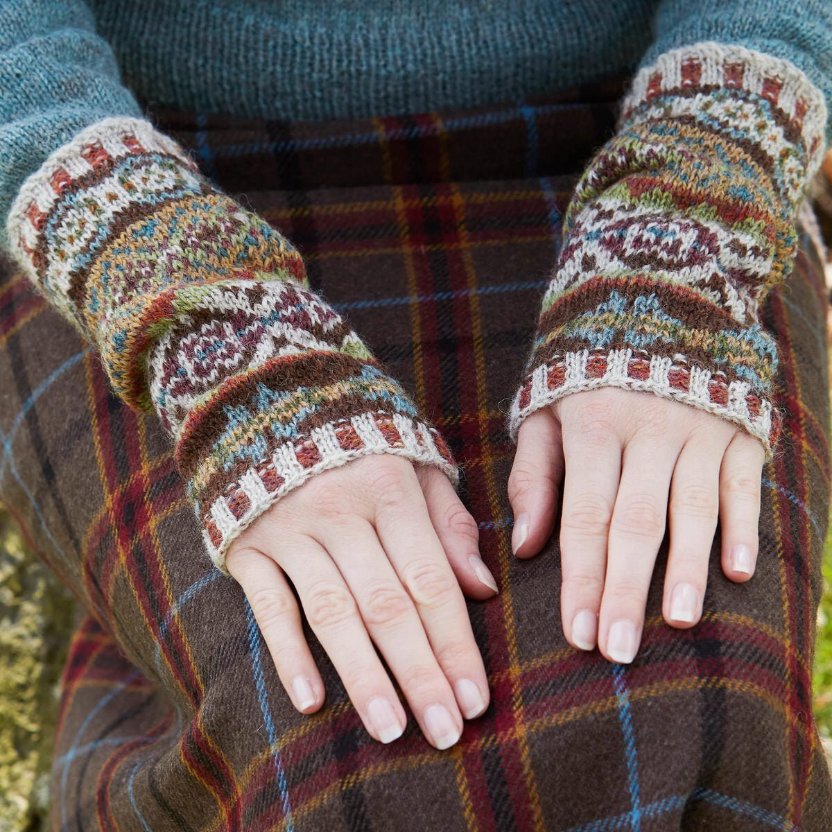 Kit Sycamore Armwarmers Sycamore - Marie Wallin
