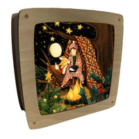 Christmas in the woods Lampe magique et ses plaques d'illustrations au choix - Esther Bennink