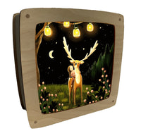 Magic in the woods Lampe magique et ses plaques d'illustrations au choix - Esther Bennink