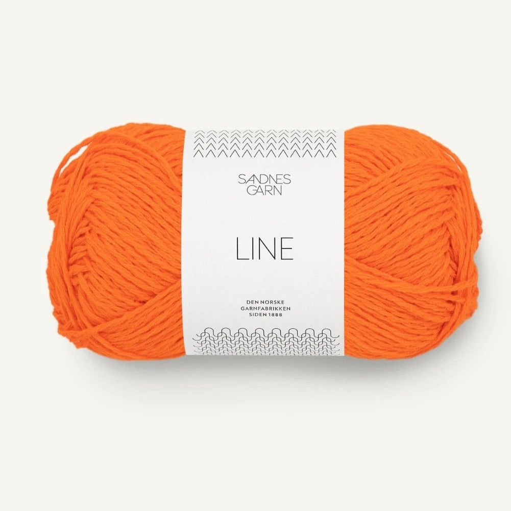LINE 3009-Orange - Sandnes Garn
