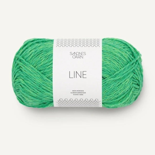 LINE 8236-Jelly Bean Green - Sandnes Garn