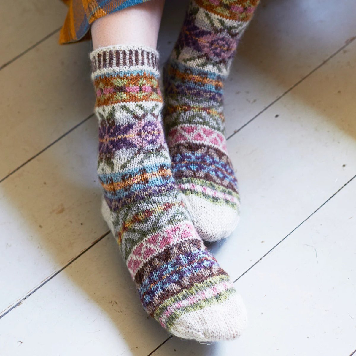 Lupin socks - Marie Wallin