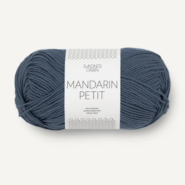MANDARIN PETIT 6061-Bleu foncé/Gris - Sandnes Garn