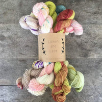 MINI SOCK FADE SETS Day 1 - Lichen and Lace