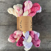Day 11 (buttercup cove) MINI SOCK FADE SETS - Lichen and Lace