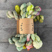 Day 12 (wildflower whimsy) MINI SOCK FADE SETS - Lichen and Lace