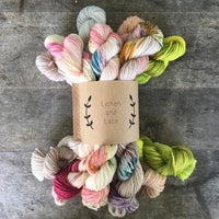 MINI SOCK FADE SETS Day 3 - Lichen and Lace