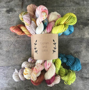 Day 6 MINI SOCK FADE SETS - Lichen and Lace
