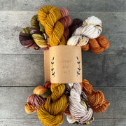 Day 8 MINI SOCK FADE SETS - Lichen and Lace